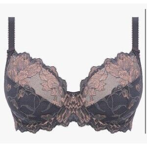 Fantasie Aubree Underwire Side Support Bra In Shadow Rose Sz 36DD New W/O Tag